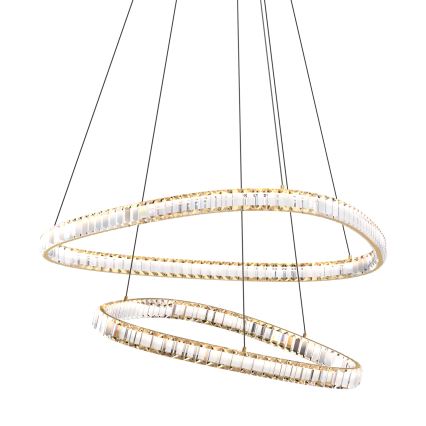 Zuma Line - Lustre de cristal LED regulável em cabo LED/36W/230V 2700-6000K + comando à distância
