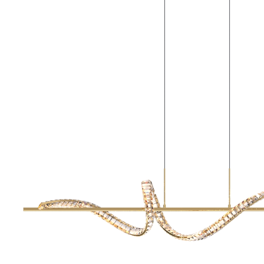 Zuma Line - Lustre de cristal LED regulável com cabo LED/24,5W/230V 2700-6000K + comando à distância