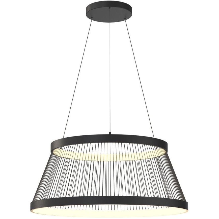 Zuma Line - Candeeiro suspenso LED com regulação LED/53W/230V 2700-6000K preto + comando