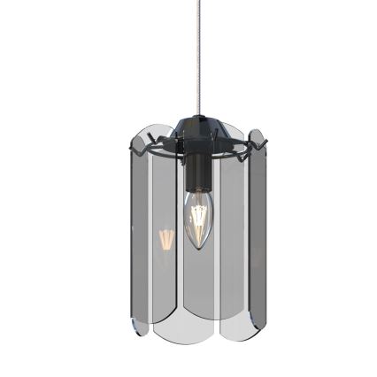 Zuma Line - Candeeiro suspenso 1xE14/40W/230V preto