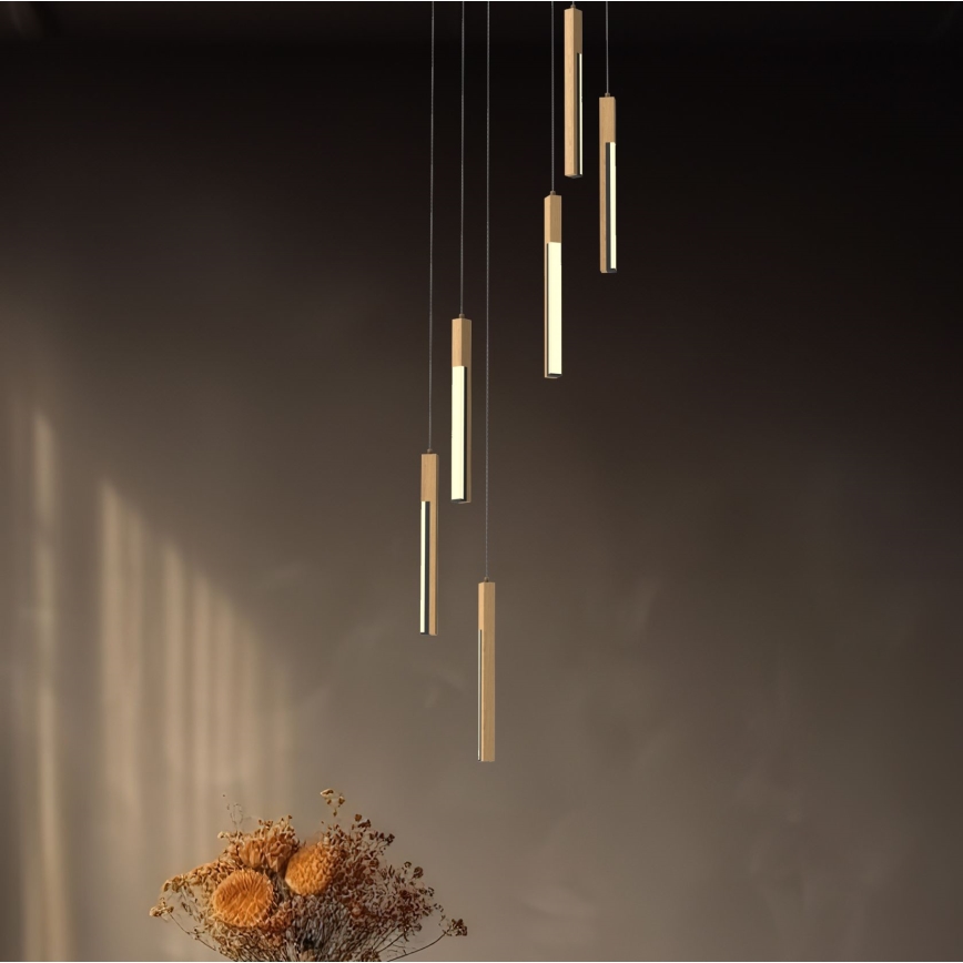 Zuma Line - Candeeiro suspenso LED com regulação LED/25W/230V