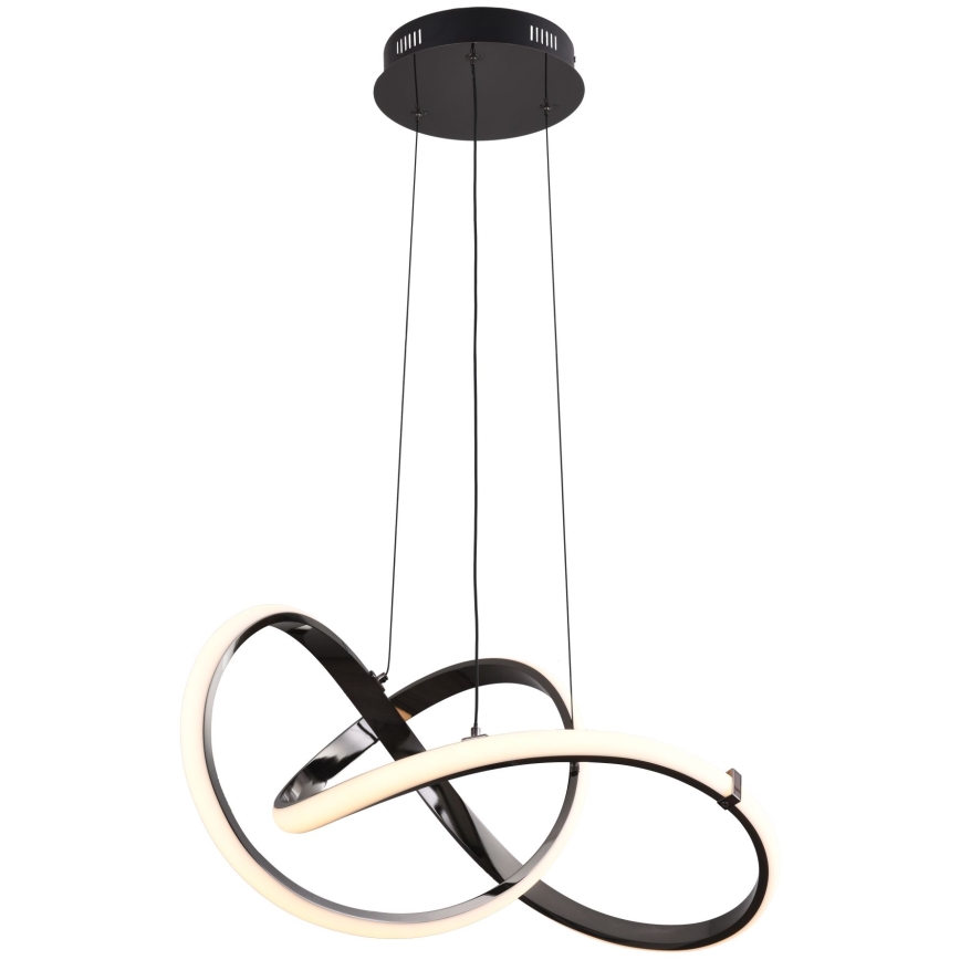 Zuma Line - Candeeiro suspenso LED com regulação LED/44W/230V preto