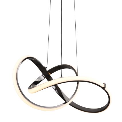 Zuma Line - Candeeiro suspenso LED com regulação LED/44W/230V preto
