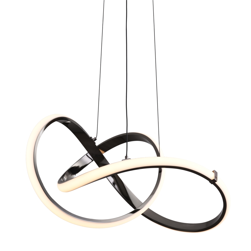 Zuma Line - Candeeiro suspenso LED com regulação LED/44W/230V preto