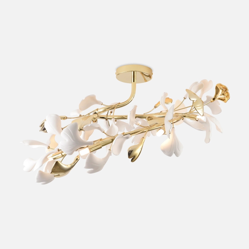 Zuma Line - Lustre de tecto de montagem aparente 6xG9/42W/230V dourado