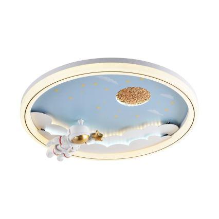 Zuma Line - Candeeiro de teto infantil LED regulável LED/42W/230V 3000/5700K astronauta