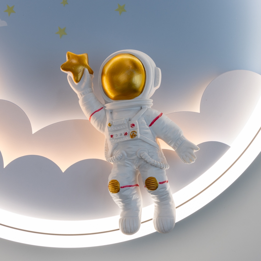 Zuma Line - Candeeiro de teto infantil LED regulável LED/42W/230V 3000/5700K astronauta
