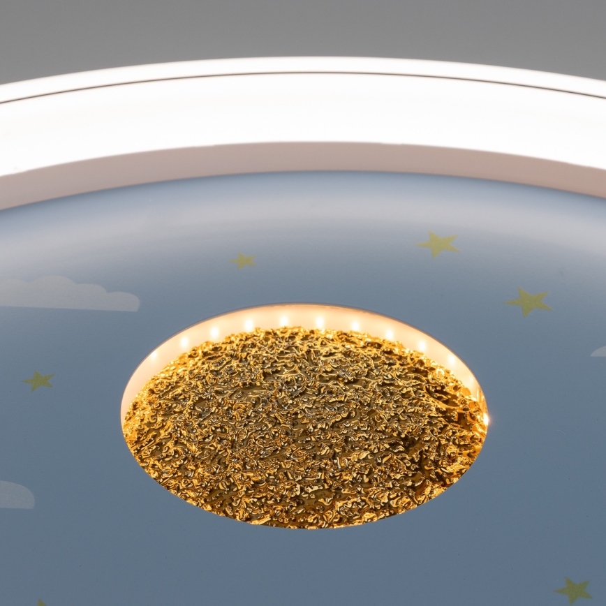 Zuma Line - Candeeiro de teto infantil LED regulável LED/42W/230V 3000/5700K astronauta