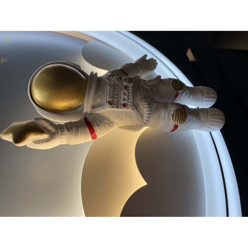 Zuma Line - Candeeiro de teto infantil LED regulável LED/42W/230V 3000/5700K astronauta