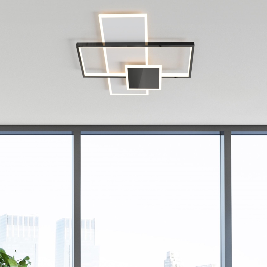 Zuma Line - Iluminação de teto LED com regulação LED/46W/230V preto