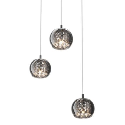 Zuma Line - Candelabro suspenso de cristal 3xG9/42W/230V