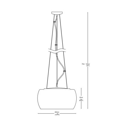 Zuma Line - Candelabro suspenso de cristal 5xG9/42W/230V