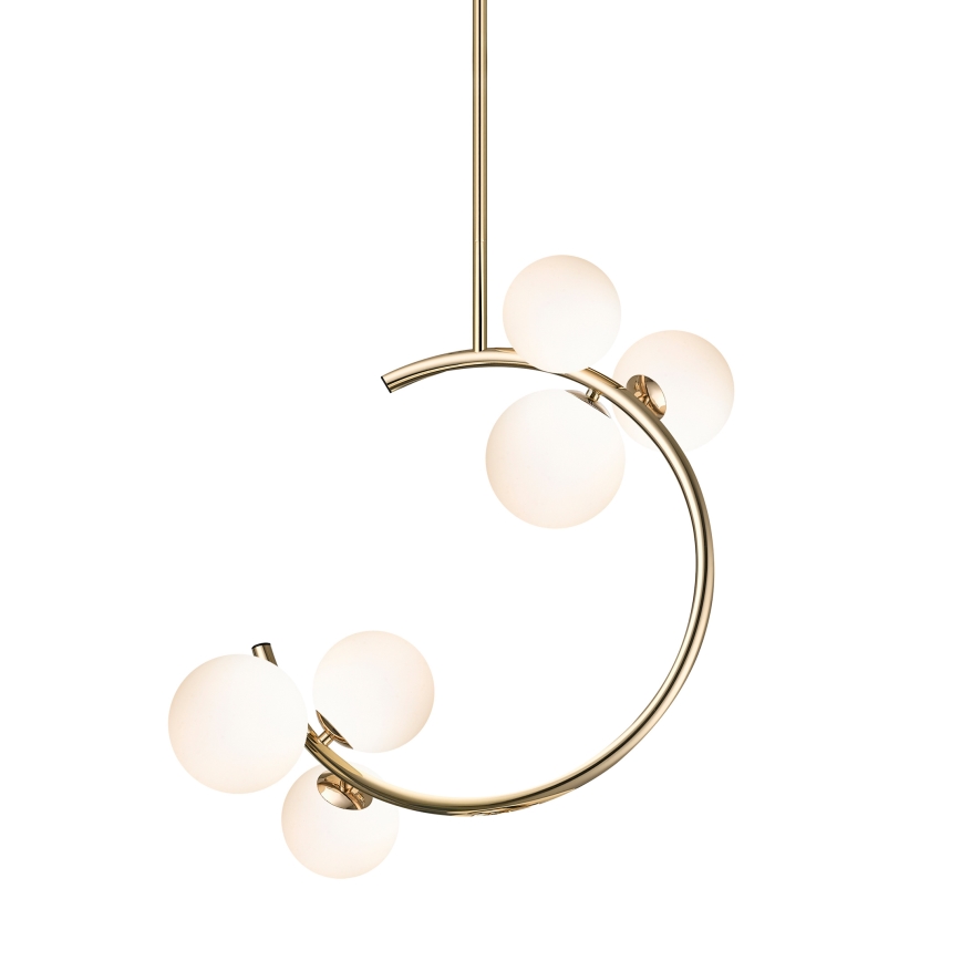 Zuma Line - Candeeiro suspenso 6xG9/33W/230V dourado