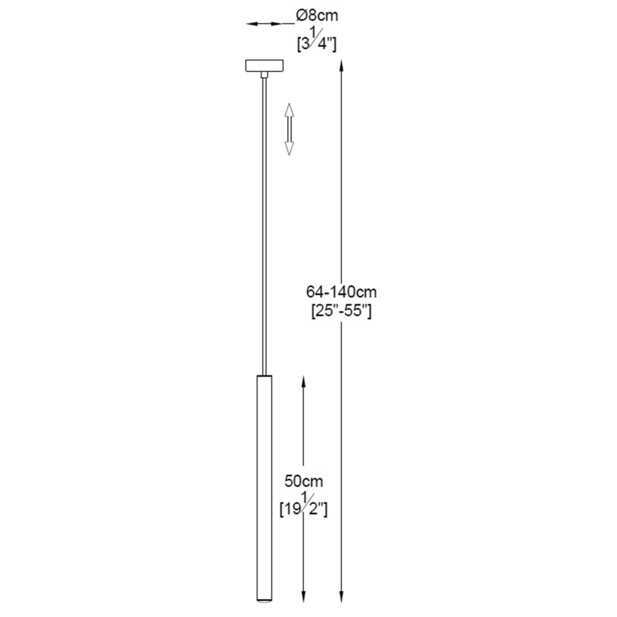 Zuma Line - Candelabro suspenso LED LED/5W/230V