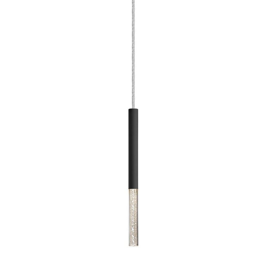 Zuma Line - Candeeiro suspenso LED LED/5W/230V preto