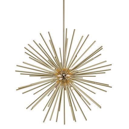 Zuma Line - Candeeiro suspenso 9xG9/42W/230V dourado