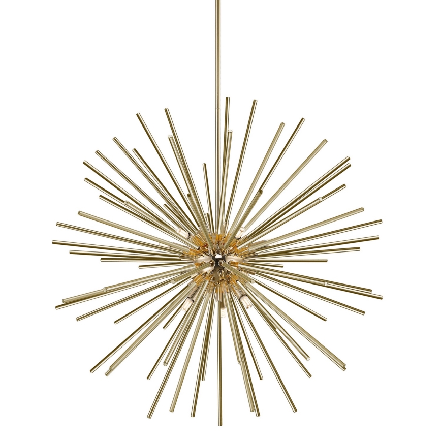 Zuma Line - Candeeiro suspenso 9xG9/42W/230V dourado