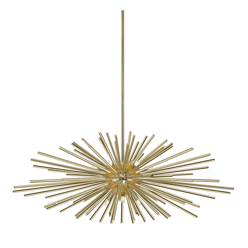 Zuma Line - Candeeiro suspenso 9xG9/42W/230V dourado
