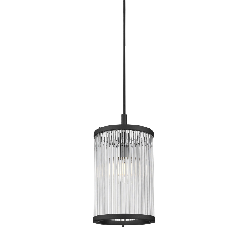 Zuma Line - Candeeiro suspenso 1xE14/60W/230V preto