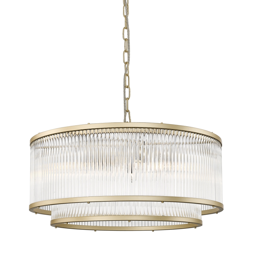 Zuma Line - Candeeiro suspenso 6xE14/60W/230V dourado