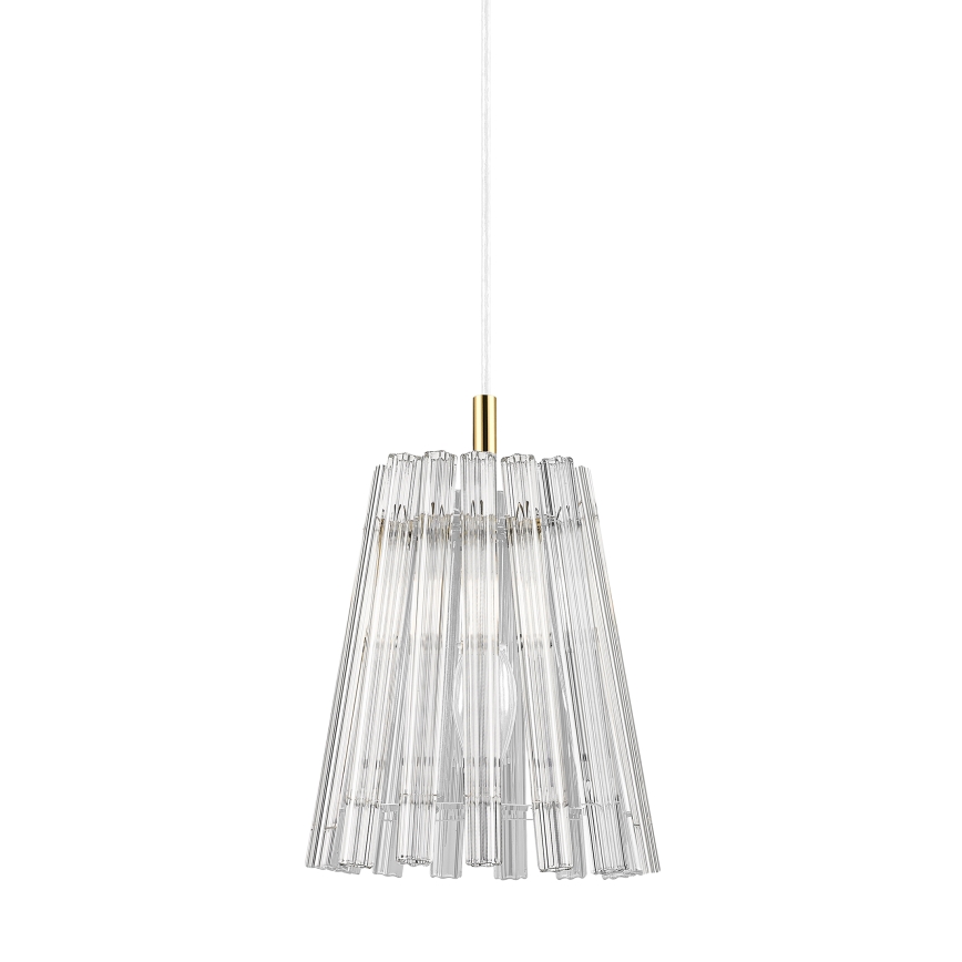 Zuma Line - Candeeiro suspenso 1xE14/40W/230V dourado