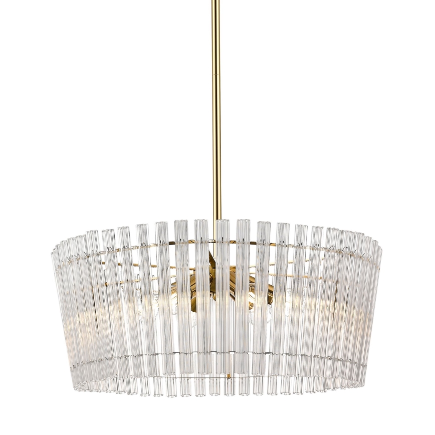 Zuma Line - Candeeiro suspenso 6xE14/40W/230V dourado