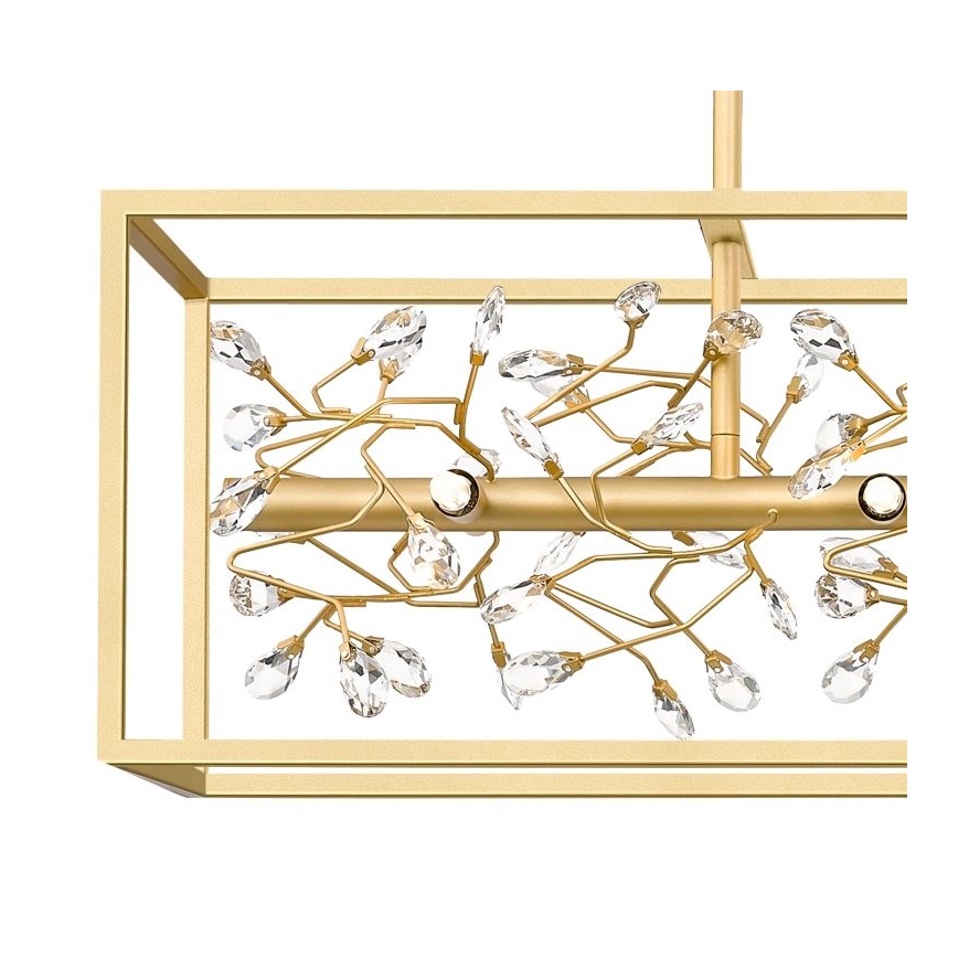 Zuma Line - Candeeiro suspenso de cristal 6xG9/33W/230V dourado