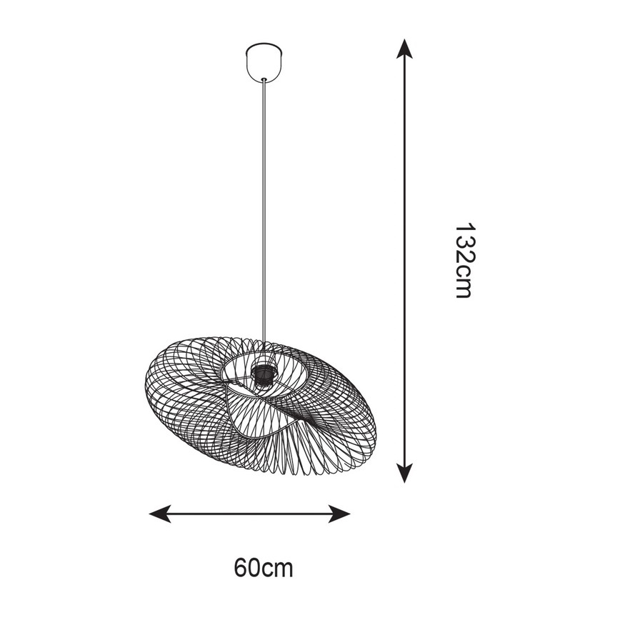 Zuma Line - Candelabro suspenso 1xE27/60W/230V