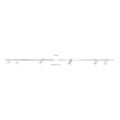 Zuma Line - Spot embutido para sistema de trilhos 6xGU10/10W/230V branco + acessórios para trilhos