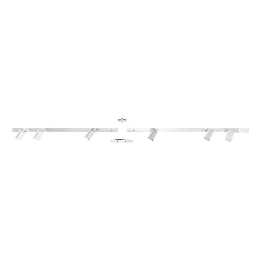 Zuma Line - Spot embutido para sistema de trilhos 6xGU10/10W/230V branco + acessórios para trilhos