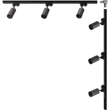 Zuma Line - Spot para sistema de trilho 6xGU10/35W/230V preta