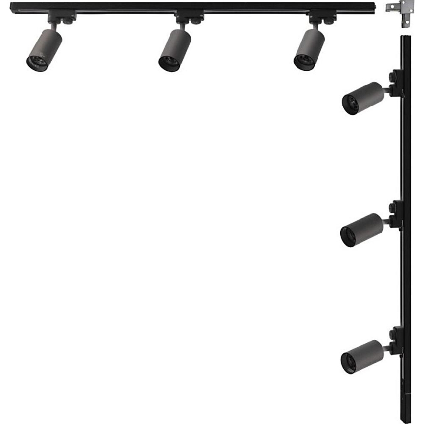 Zuma Line - Spot para sistema de trilho 6xGU10/35W/230V preta