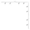 Zuma Line - Spot para trilho 8x GU10/35W/230V branco