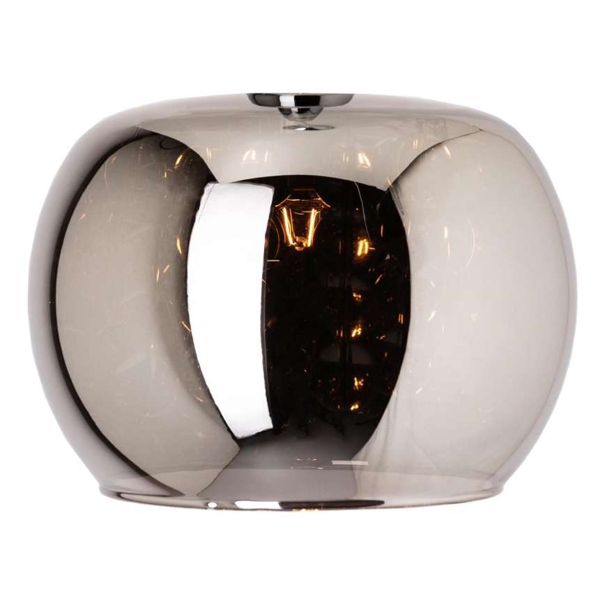 Zuma Line - Vidro de reposição para lustre G9, Ø 13 cm, cinza fumê