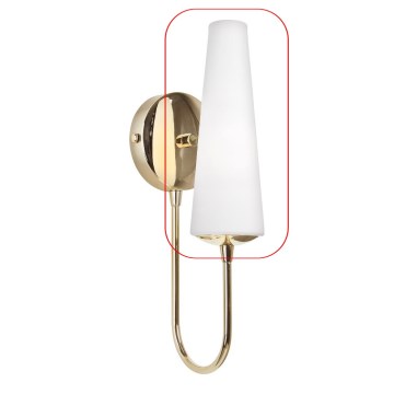 Zuma Line - Vidro de substituição para lustre e candeeiro de parede E14 d. 7 cm