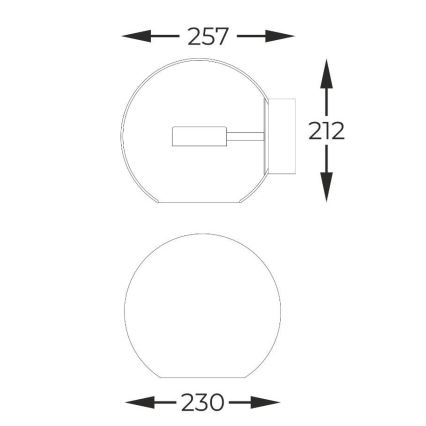 Zuma Line - Iluminação de parede LED LED/5W/230V cromado brilhante