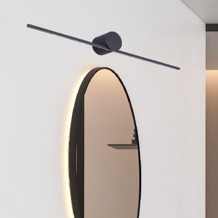 Zuma Line - Iluminação de espelho para casa de banho LED LED/6W/230V 40 cm IP44 preto
