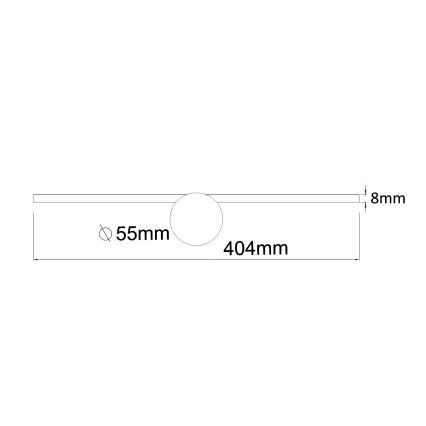Zuma Line - Iluminação de espelho para casa de banho LED LED/6W/230V 40 cm IP44 dourado