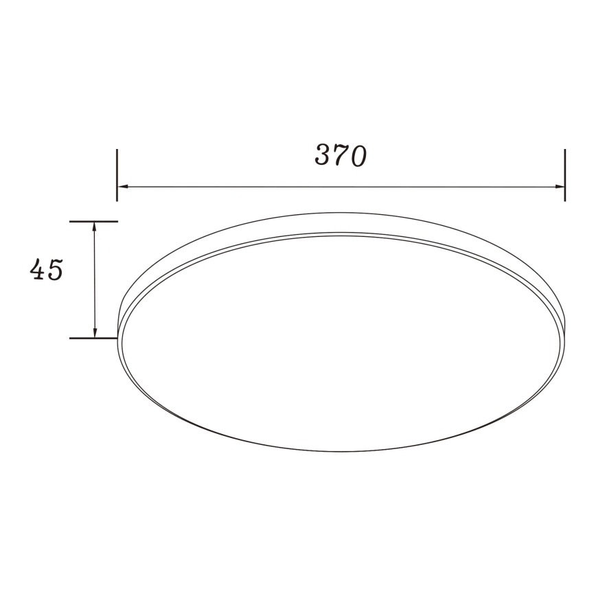 Zuma Line - Candeeiro de teto LED VERI LED/32W/230V Ø 37 cm dourado